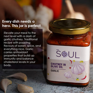 ADF Soul Garlic Chutney in Olive Oil